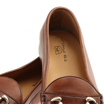 TB Phelps Ventura Sheepskin Bit Loafer Pecan