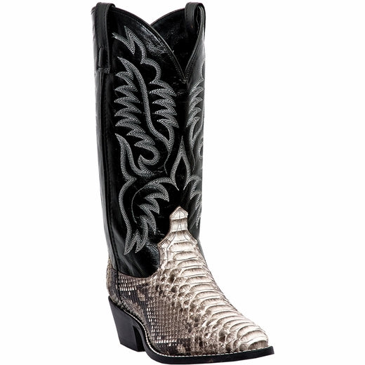 Laredo Key West 6751 Python Boots Genuine Natural / Black