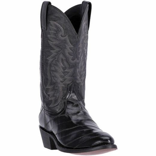 Laredo Marshall 6730 Genuine Eel Boots Black