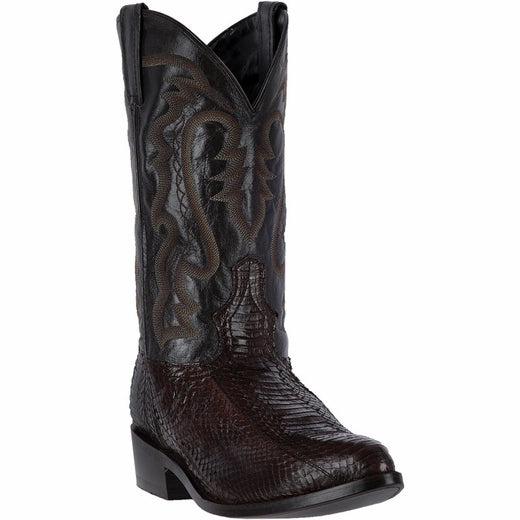 Laredo Tucker 6764 Water Snake Boots Tobacco