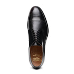 Calzoleria Toscana Lauro Cordovan & Deerskin Cap Toe Shoes Black
