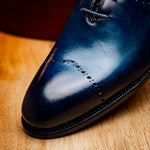 Harris Firenze 1913 Leather Stringed Shoes Blue