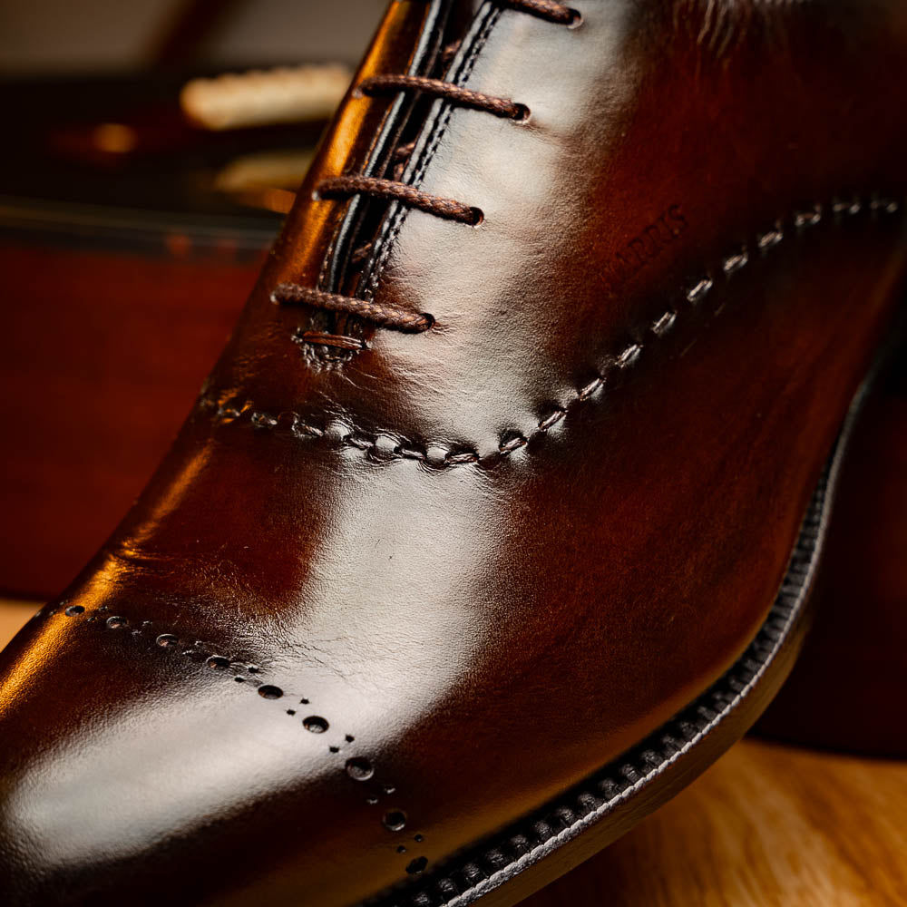 Harris Firenze 1913 Leather Stringed Shoes Brown