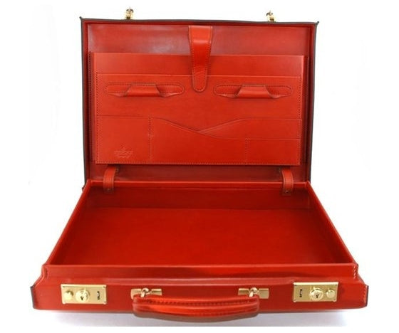 Leather Attache Briefcase