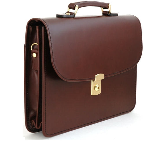 Leather Havana Document Case