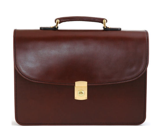 Leather Havana Document Case