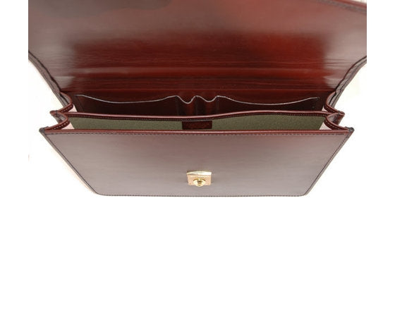 Leather Havana Document Case
