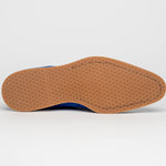 Zelli Legerra Suede Monk Strap Shoes Blue (56-100-BLU)