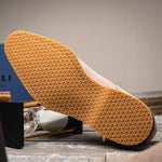 Zelli Legerra Suede Goatskin Double Monkstrap Shoes Sand (56-105-SND)