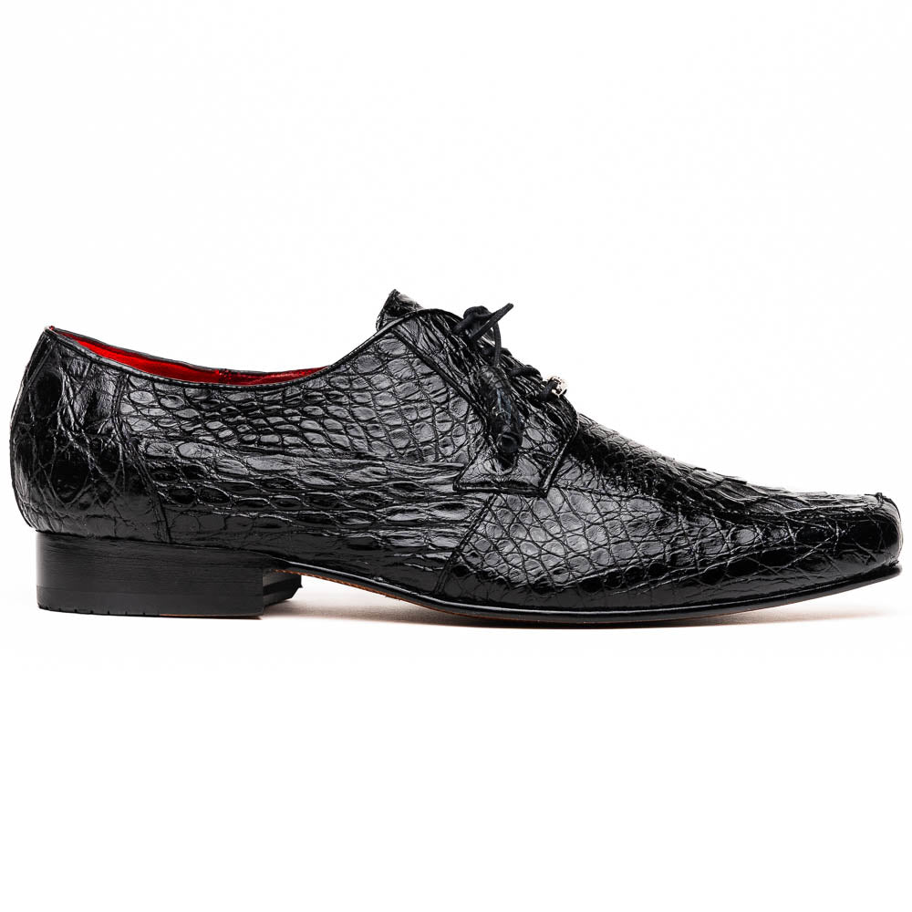Marco Di Milano Leonardo Caiman Crocodile Derby Black