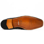 Marco Di Milano Leonardo Caiman Crocodile Derby Black