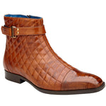 Belvedere Libero Ostrich & Quilted Leather Boots Ant. Almond (R80)