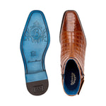 Belvedere Libero Ostrich & Quilted Leather Boots Ant. Almond (R80)