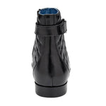 Belvedere Libero Ostrich & Quilted Leather Boots Black (R80)