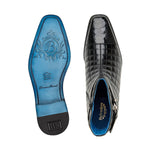 Belvedere Libero Ostrich & Quilted Leather Boots Black (R80)