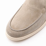 Zelli Livorno Sueded Italian Goatskin Loafer Bone