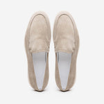 Zelli Livorno Sueded Italian Goatskin Loafer Bone