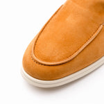 Zelli Livorno Sueded Italian Goatskin Loafer Cognac (16-621-CGN)
