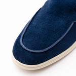 Zelli Livorno Sueded Italian Goatskin Loafer Navy (16-621-NVY)