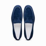Zelli Livorno Sueded Italian Goatskin Loafer Navy (16-621-NVY)