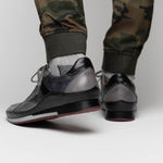 Mezlan Lizard & Leather Sneaker Black / Grey (AX4873-L)