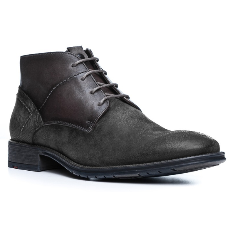 Lloyd Dero Suede Ankle Boots Dust Grey