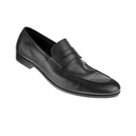 Lloyd Endro Baby Calfskin Penny Loafers Black