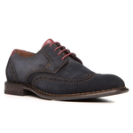 Lloyd Giles Suede Brogue Shoes Blue