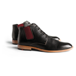 Lloyd Hammond Plain Toe Lace Up Boots Black