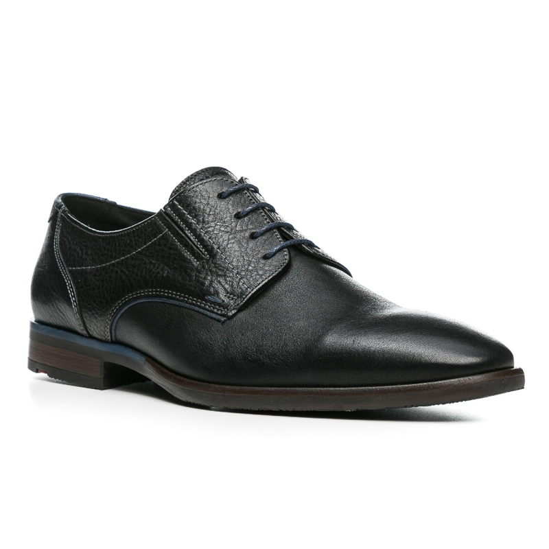 Lloyd Konvent Pebble Grain Derby Shoes Midnight Blue