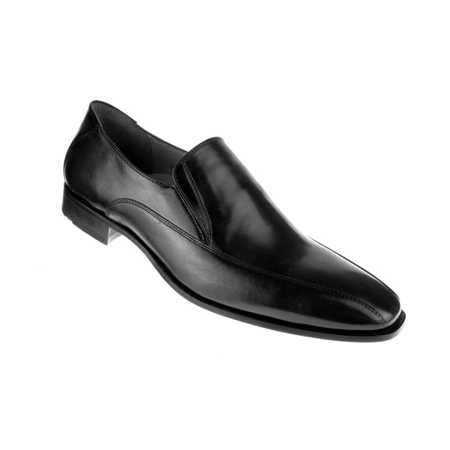 Lloyd Larks Calfskin Slip On Loafers Black