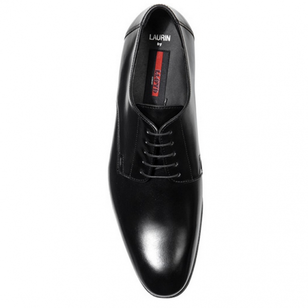Lloyd Laurin Plain Toe Derby Shoes Black