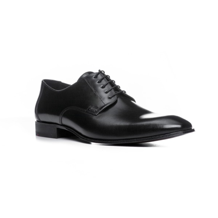 Lloyd Laurin Plain Toe Derby Shoes Black