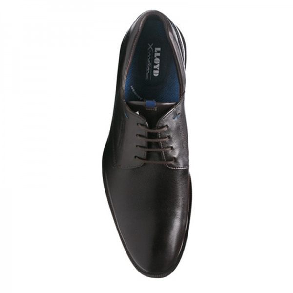 Lloyd Mare Pebble Grain Shoes Dark Brown