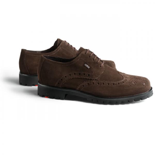 Lloyd Men's Varas Suede Wingtip Gore-Tex Brogues TD Moro