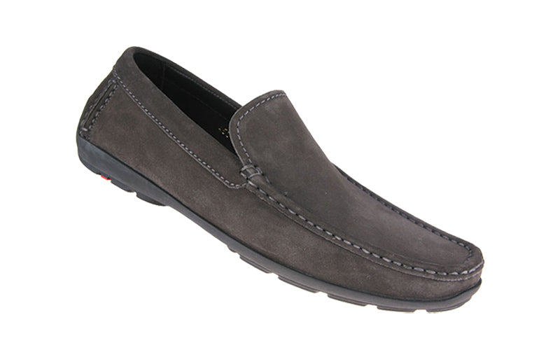Lloyd Men's Elja Suede Driving Shoes Grey