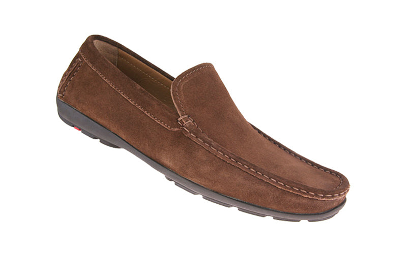 Lloyd Men's Elja Suede Driving Shoes Saddle