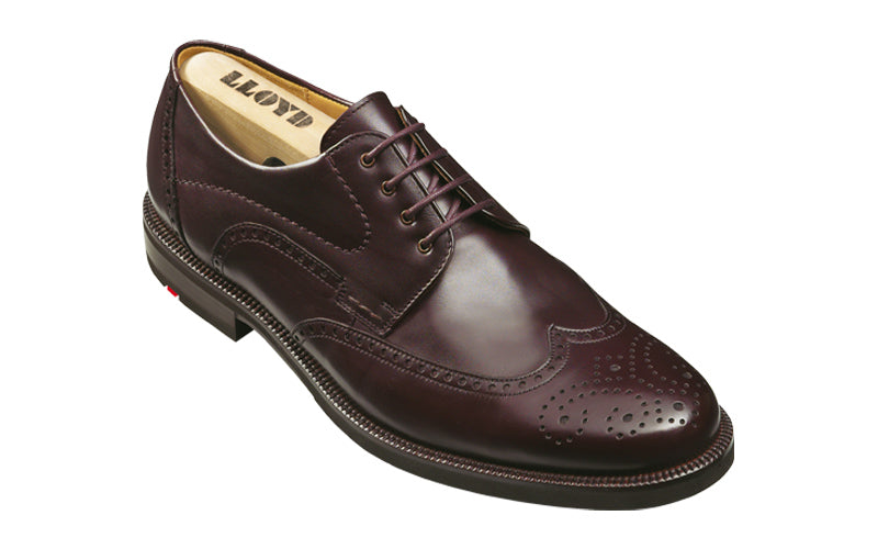 Lloyd Men's Temple Glove Leather Wing Tip Comfort Brogues