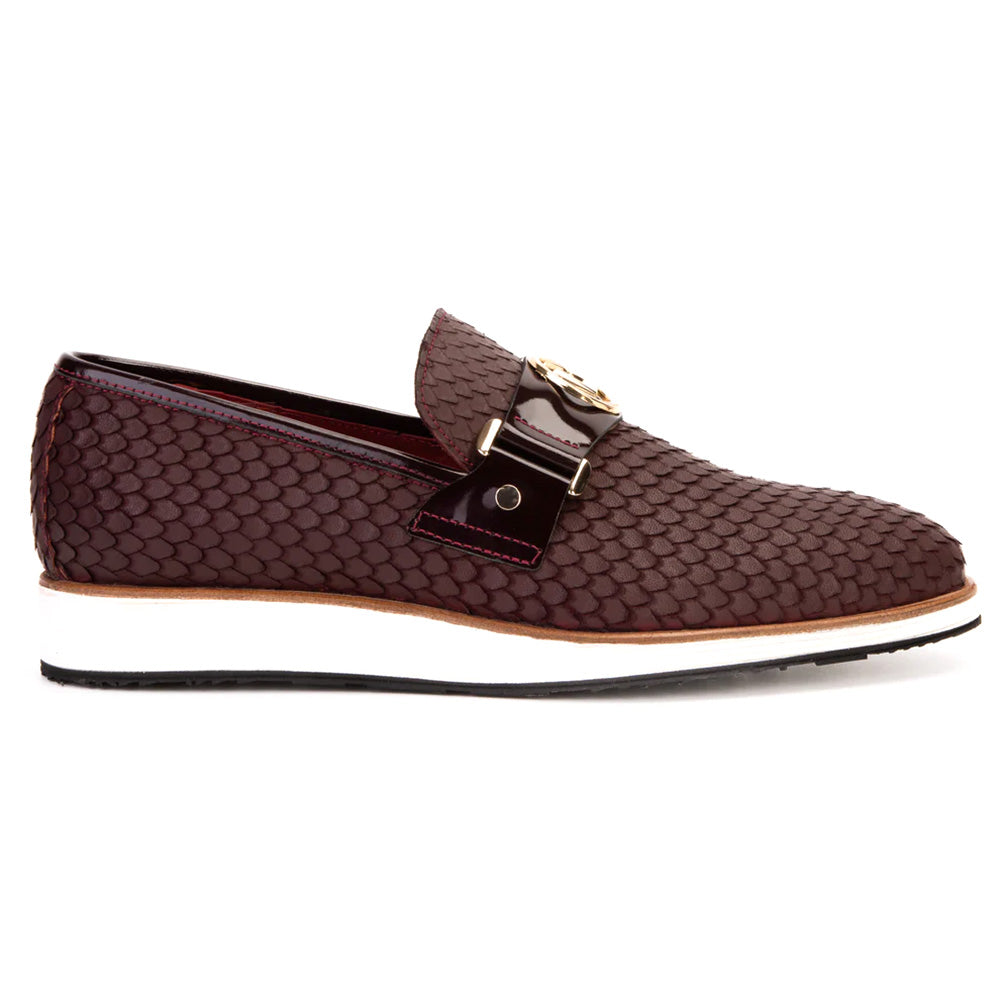 Vinci Leather The Legacy Leather Loafer Burgundy