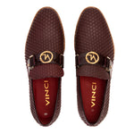 Vinci Leather The Legacy Leather Loafer Burgundy