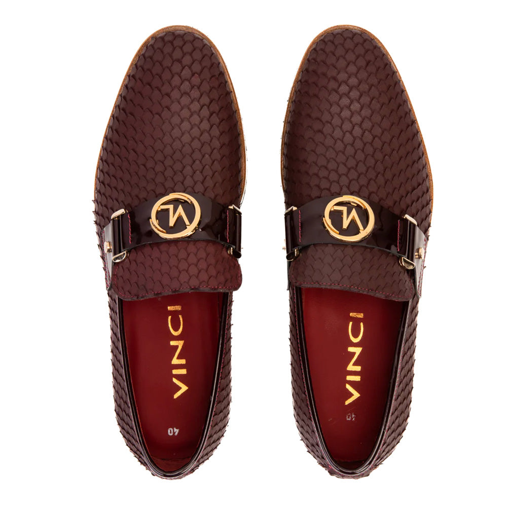 Vinci Leather The Legacy Leather Loafer Burgundy