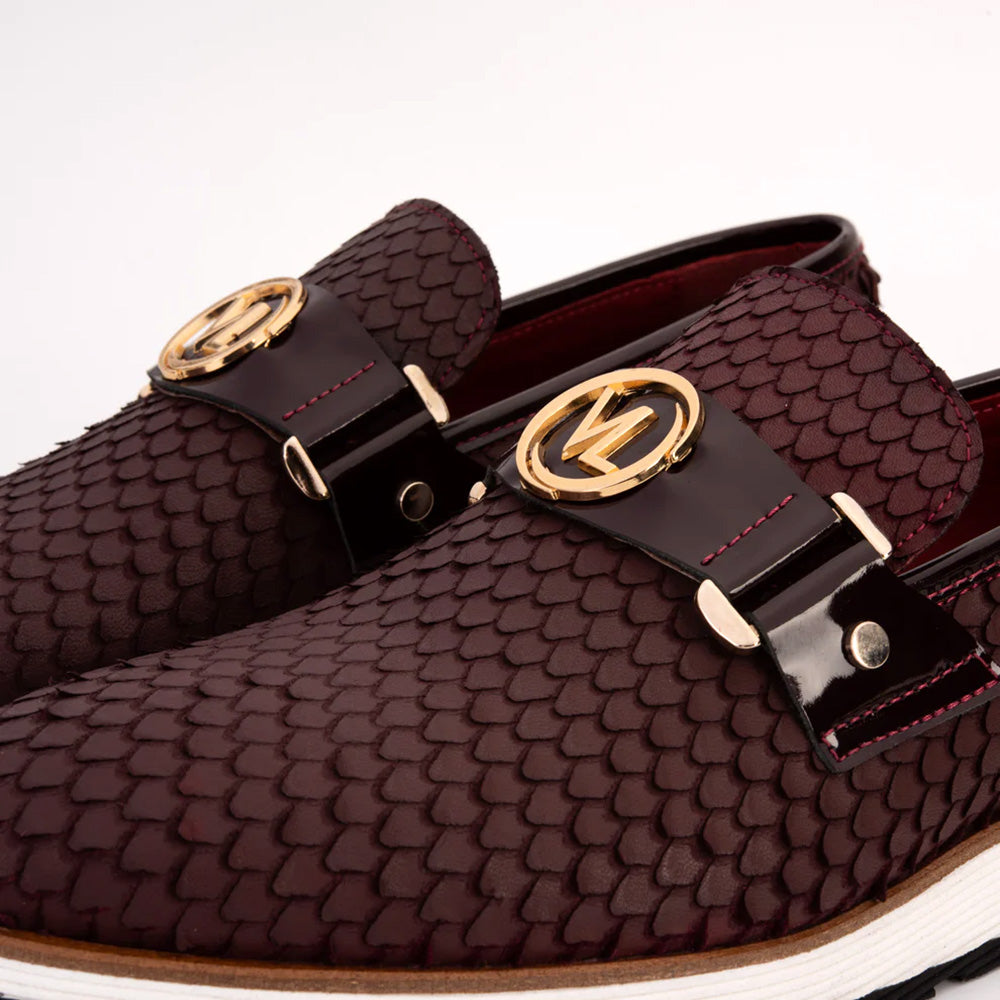 Vinci Leather The Legacy Leather Loafer Burgundy