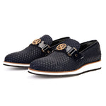 Vinci Leather The Legacy Leather Loafer Navy