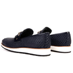 Vinci Leather The Legacy Leather Loafer Navy