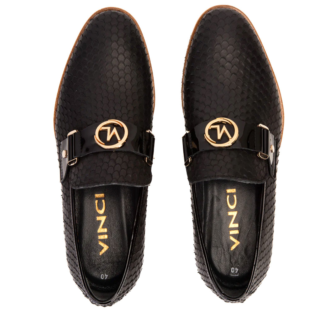 Vinci Leather The Legacy Leather Loafer Black