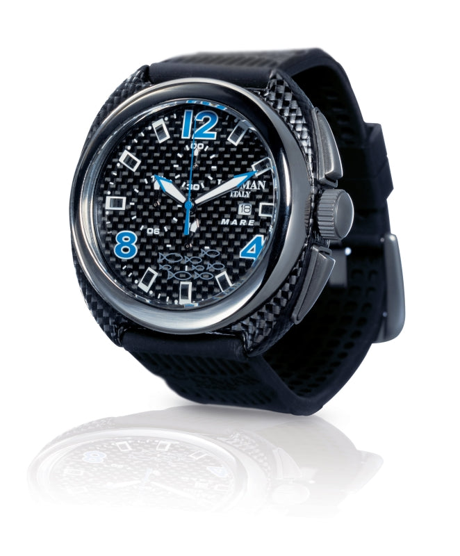 Locman Mens Mare Watch Black 134CRBBL