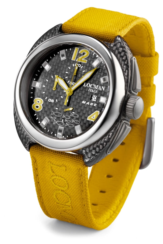 Locman Mens Mare Watch Red 134CRBYL