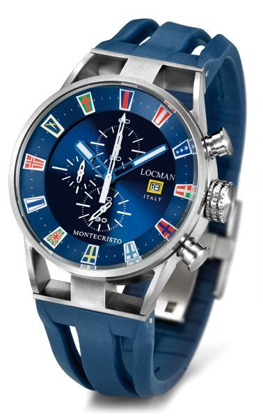 Locman Mens Monte Cristo Italian Yaht Club Watch 510Y