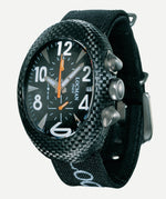 Locman Mens Nuovo Carbonia Watch Black 100BKCRBQ
