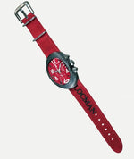 Locman Mens Nuovo Carbonia Watch Red 100RDCRBQ-2